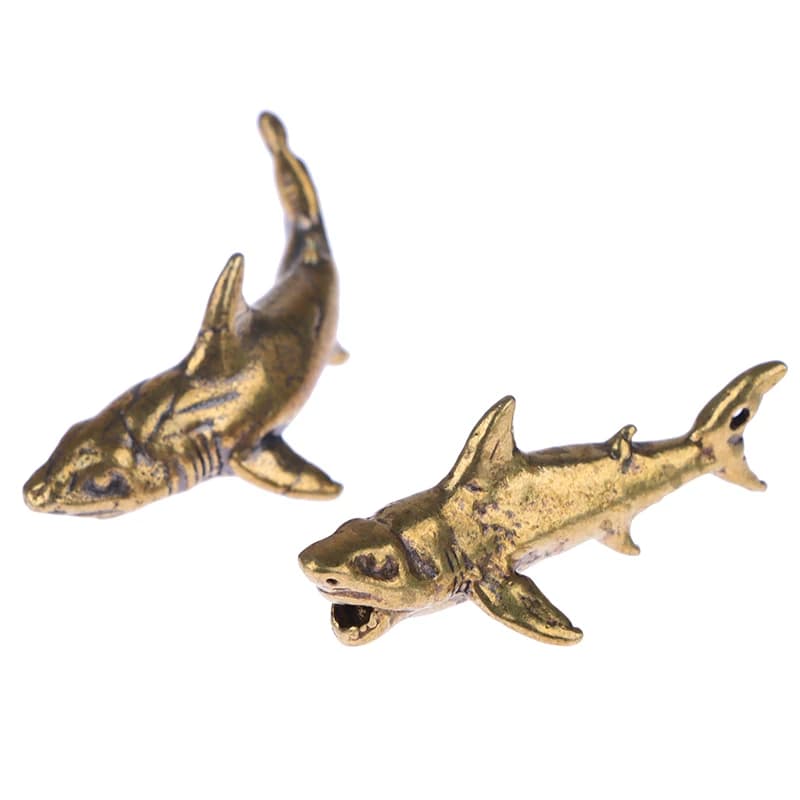 تمثال قرش حصان للزينة، إكسسوارات ديكور منزلي وتماثيل حيوانات - 2