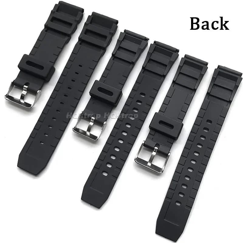Silicone Strap for Casio 18mm 20mm 22mm 24mm 26mm 28mm Rubber Waterproof Watchband Students Electronic Sport Universal Wristband - 6