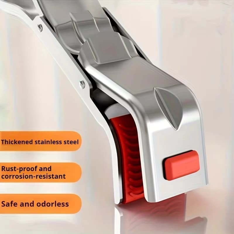 مشبك مضاد للحرارة لحمل الأطباق الساخنة، مشبك للأواني والمقالي، ملقط لاسترجاع الأطباق في المقلاة الهوائية، أدوات مطبخ - 3