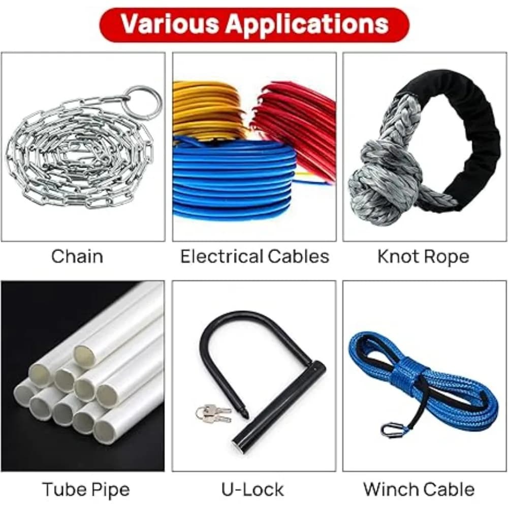 Car Universal 3cm-5cm Winch Rope Protector, Winch Cable Cover Winch Rope Protective Sleeve Polyester Cable Line - 3