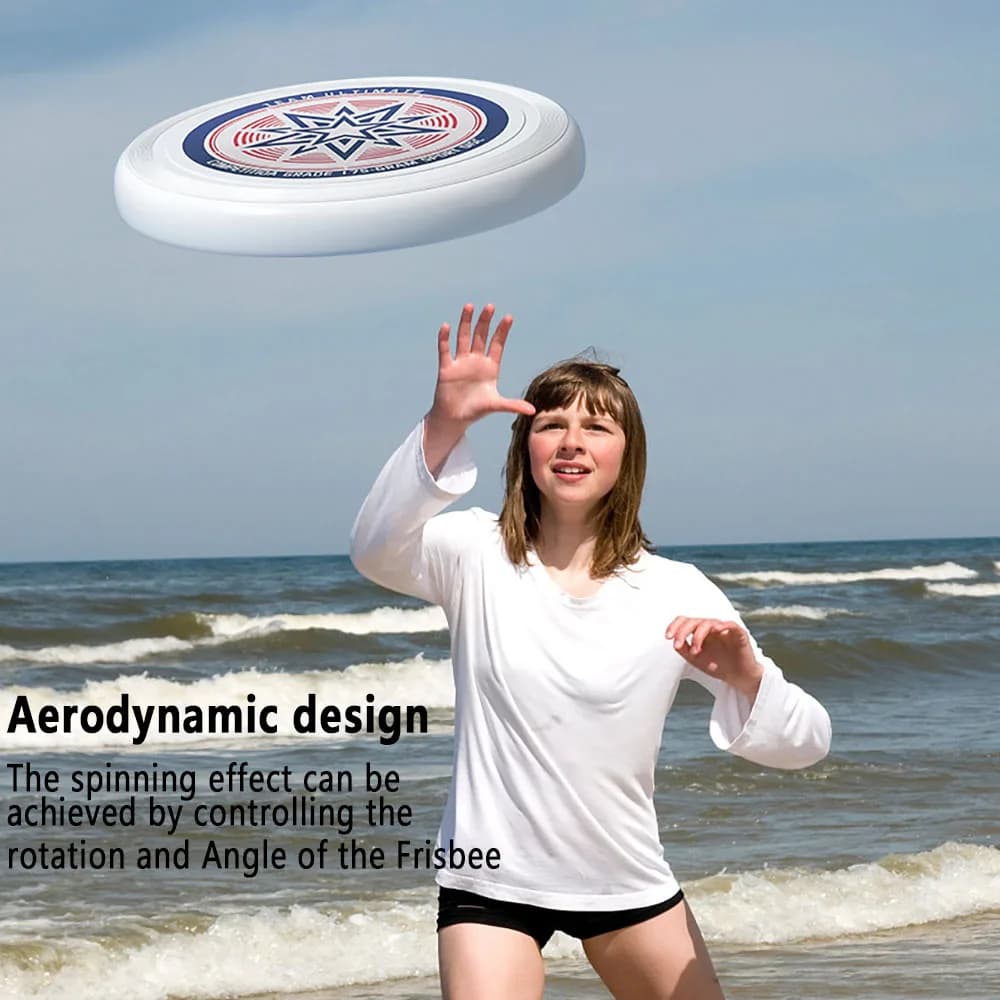 Swivel Flying Discs Professional Throwing Disc Lightweight for Outdoor Sports Beach Camping Game Luminous Frisbee Flying Saucer - 2