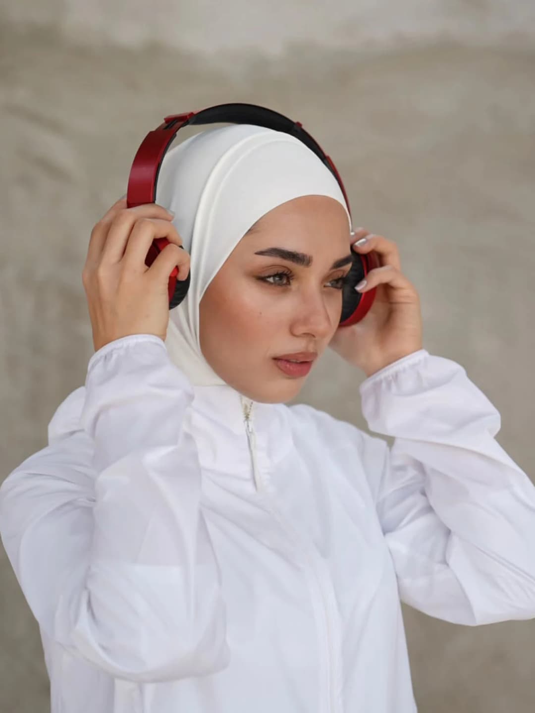 حجاب فوري جديد للنساء المسلمات، غطاء رأس كامل، حجاب جاهز للارتداء مع غطاء داخلي - 5