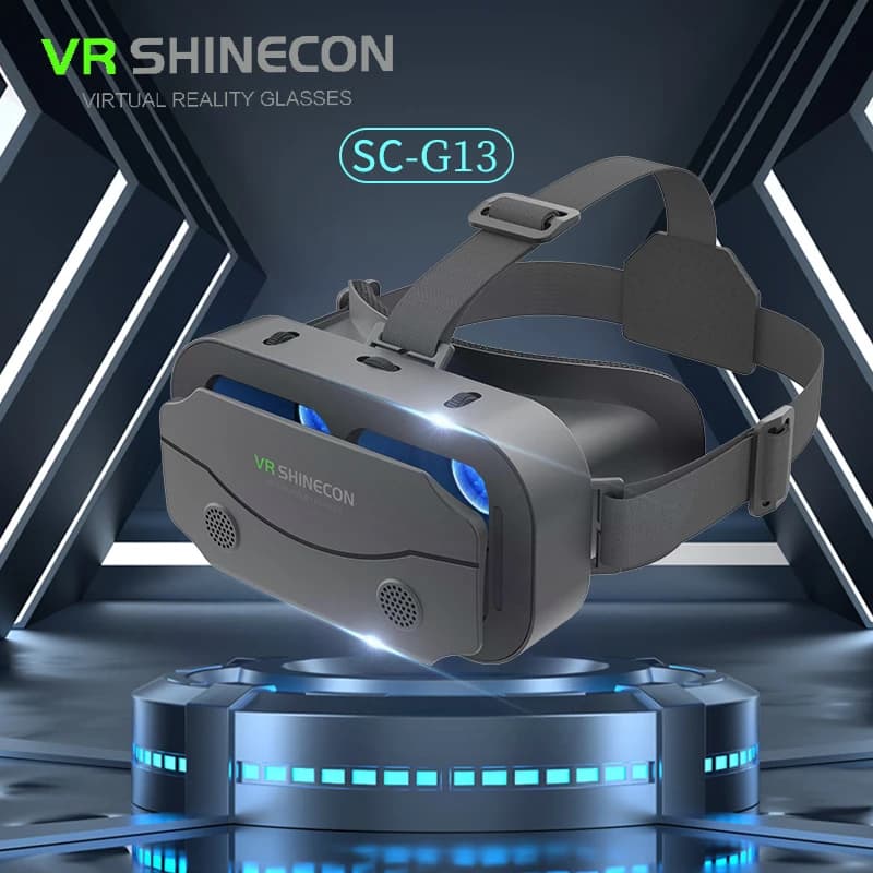 VR Glasses Virtual Reality Headset Viar Devices Helmet 3D Lenses Smart Goggles For Smartphones Phone Mobile Gogle Game Accessory - 3