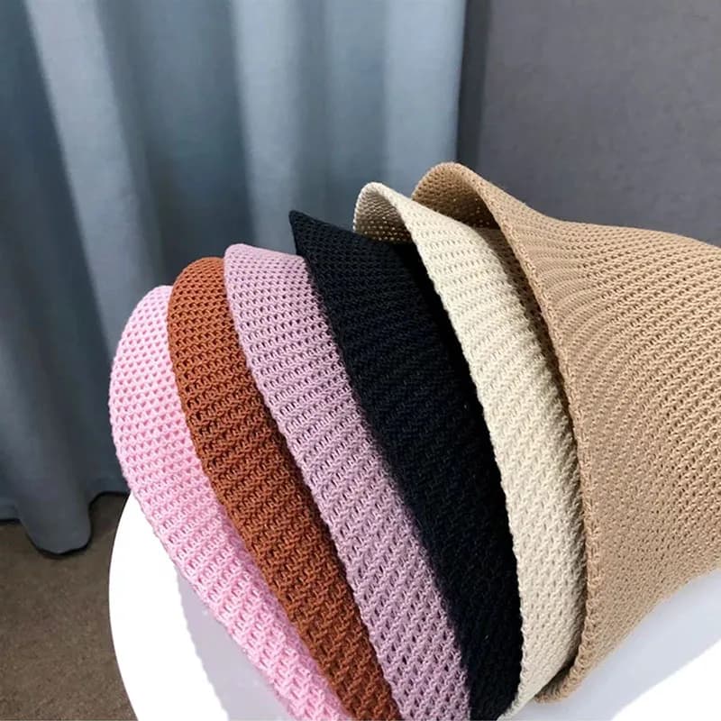 Women Bucket Hat Summer Hollow Out Thin Breathable Sun Hat Female Beach Panama Cap Fold Outdoor Japanese Lesure Fishierman Cap - 6