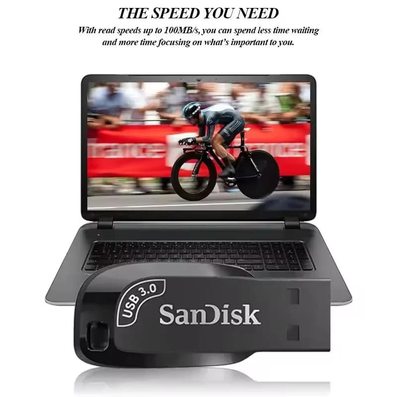 SanDisk SDCZ410 Ultra Shift USB 3.2 Flash Drive 32GB 64GB 128GB Portable Pen Drive for Computer original Memory Stick U Disk - 4
