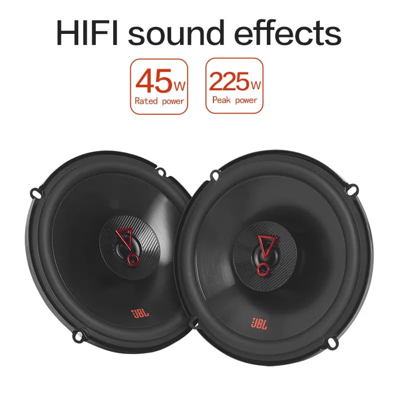 JBL Car Audio Speaker 6.5-inch STAGE3 627F High-Fidelity Coaxial Car Audio Subwoofer Tweeter Midrange Stereo Speaker - 4