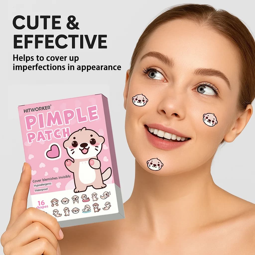 48/80 رقع حب الشباب، رقع حب الشباب للتنظيف العميق تغطي حب الشباب والعيوب، ملصقات بقع الوجه والجلد، أنماط لطيفة - 4