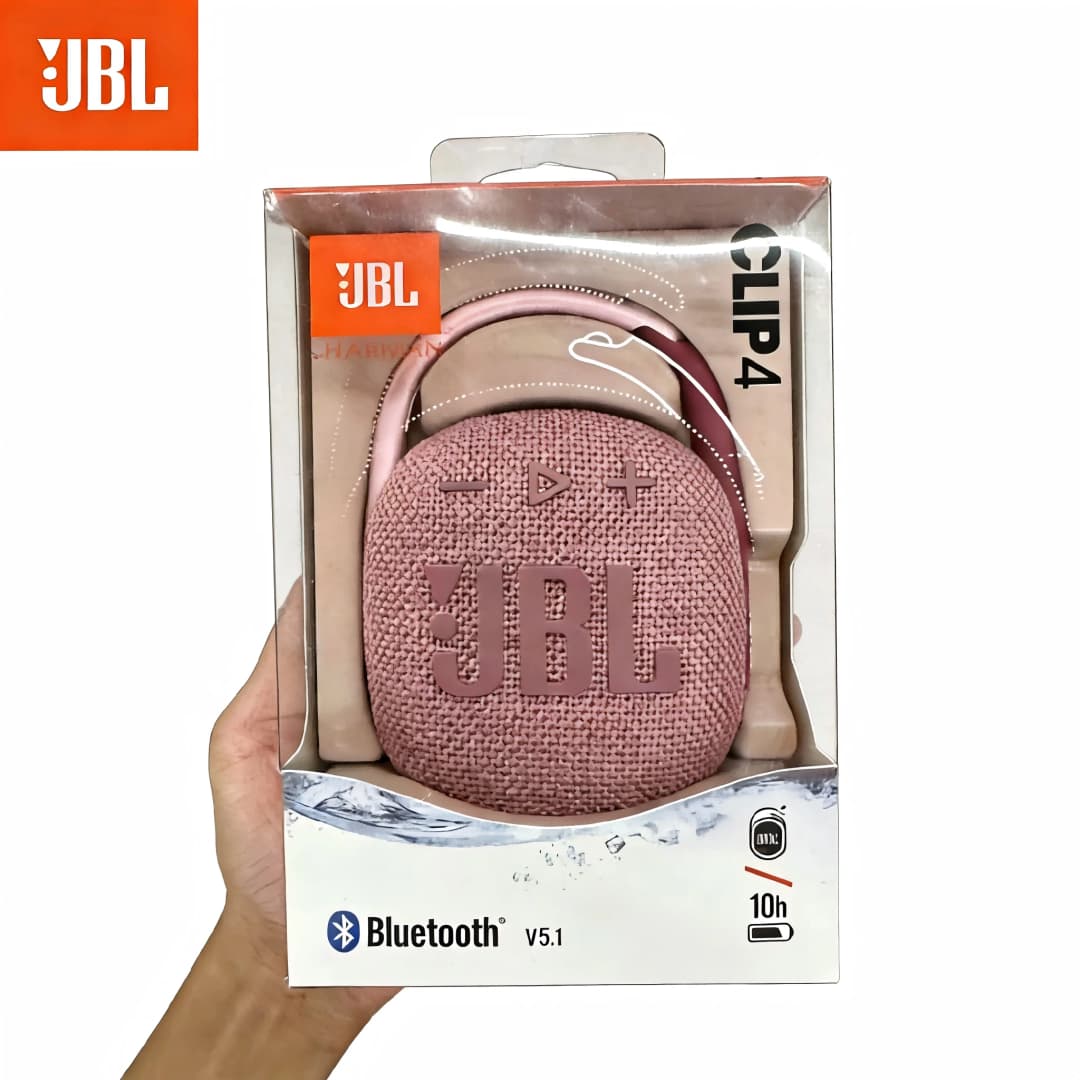 سماعة JBL CLIP 4 بلوتوث لاسلكية مع مشبك أنيق للتخييم والسفر ومضخم صوت صغير خارجي لاسلكي - 4