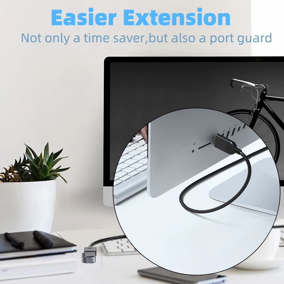 QGeeM USB تمديد وصلة كابل سوبر سرعة USB 3.0 كابل ذكر إلى أنثى 1 متر 2 متر 3 متر مزامنة البيانات USB 2.0 موسع الحبل تمديد USB - 3