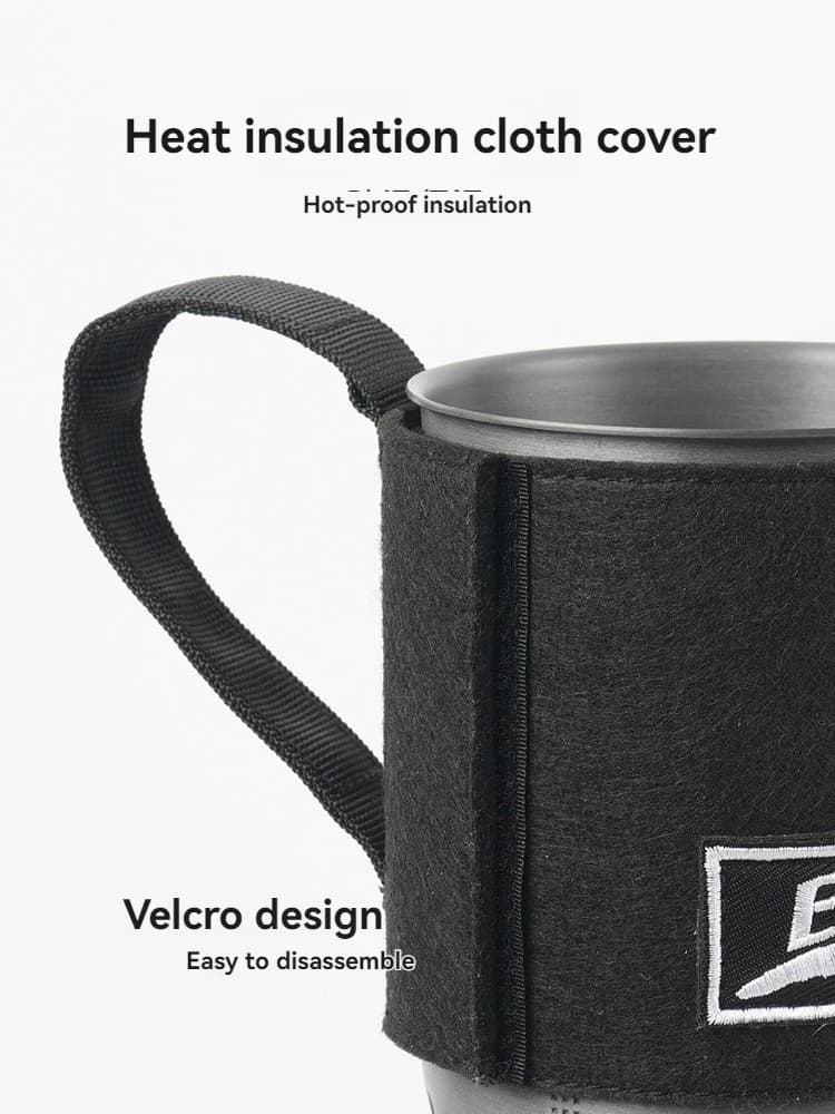 BRS 61 نظام موقد تخييم متكامل مع وعاء تجميع الحرارة، خفيف ومحمول للمشي لمسافات طويلة، فرن طبخ خارجي لحقيبة الظهر - 4