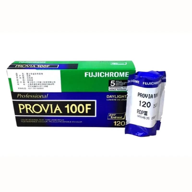 2026 Original Fujifilm PROVIA 100F 120 Color Reversal Film 1-5 Rolls RDP3 Positive Film Film Single Roll Price Daylight Type - 3