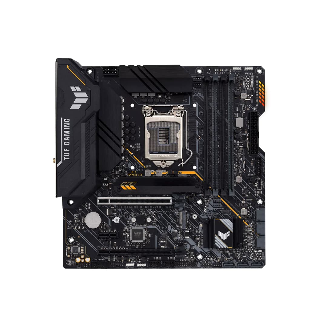 لوحة أم ASUS TUF GAMING B560M-PLUS WIFI، مقبس LGA1200، معالج DDR4 5000(O.C) MHz، شريحة B560، لوحة رئيسية mATX - 2