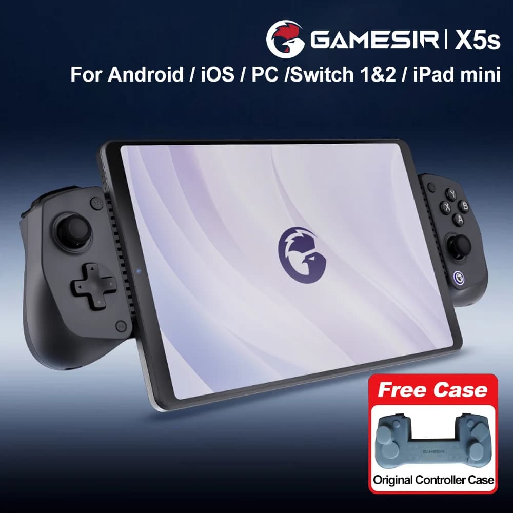 GameSir X5s Mobile Gamepad for Nintendo Switch 2/1 Android iOS PC Wireless Controller Hall Effect Joysticks and Triggers 3 Modes