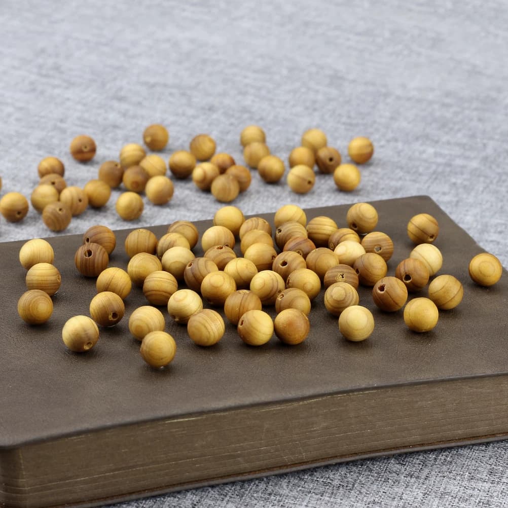 Sandalwood Wooden Ethnic Buddha 6 8 10MM Beads Rosary Meditation Yoga Jewelry Making Diy Healing Bracelets&Necklace Accessories - 4