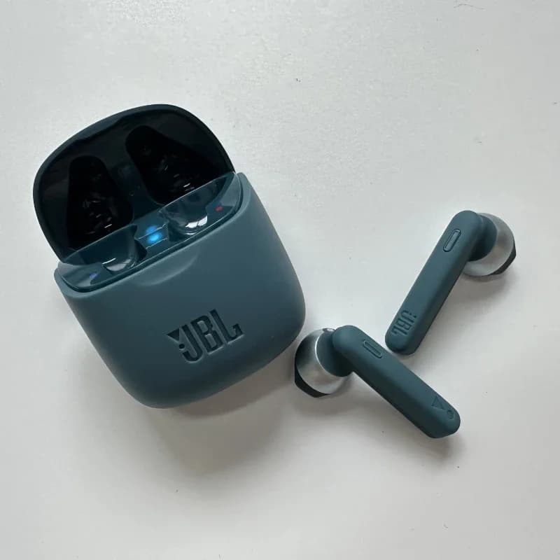 Original JBL Tune 220TWS Wireless Bluetooth Earphones Stereo Earbuds with Bass Sound, Noise Reduction Mic Headset JBL T220 tws - 5