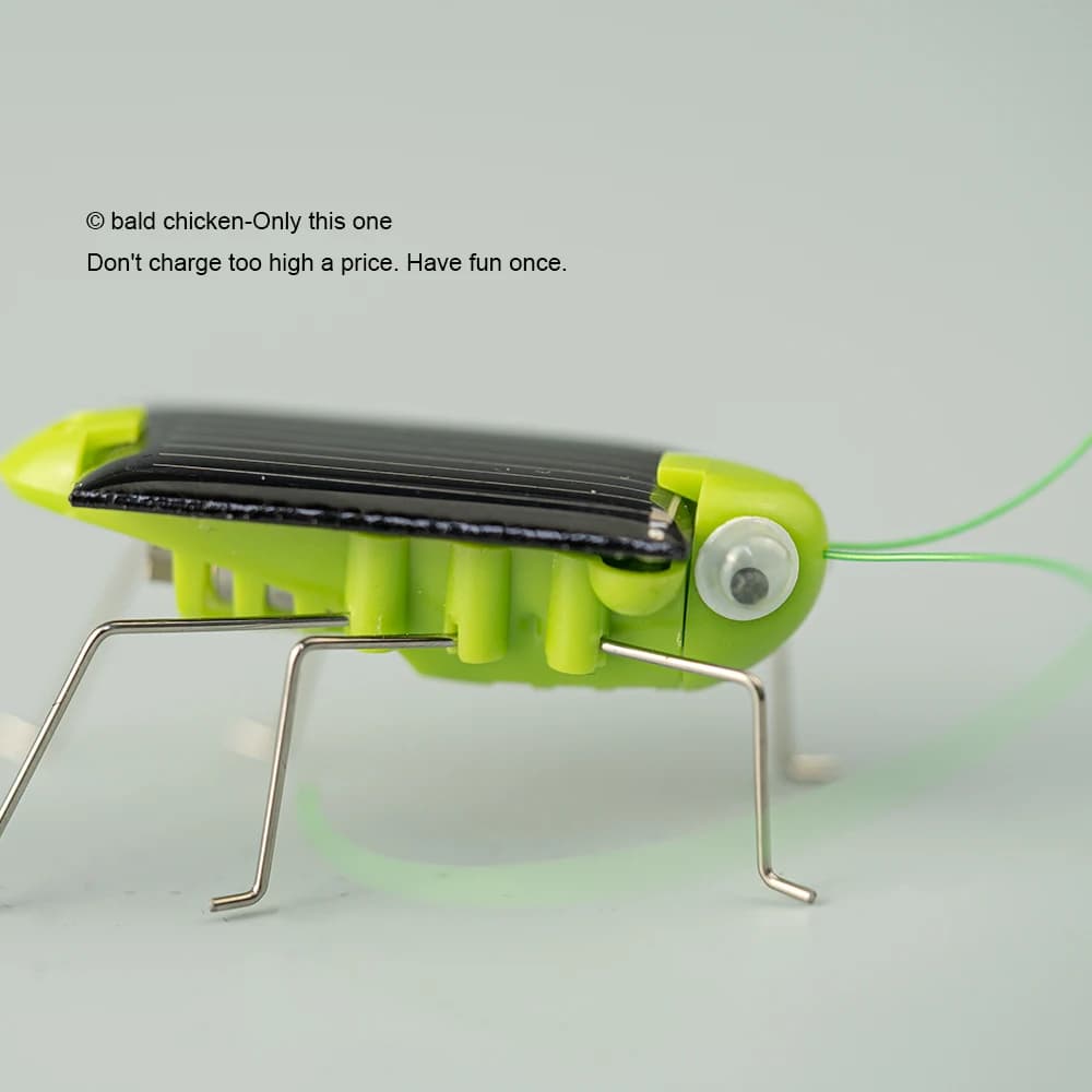 Solar Simulation Insect Grasshopper Toy Puzzle Children Selected Gift Gift Boys And Girls Science Education Funny Moving Toy Kid - 2