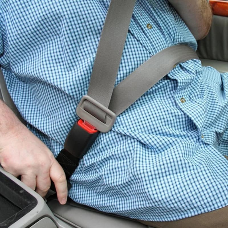 Car Seat Belt Extender Safety Seatbelt 21-22mm Long-lasting Black Seatbelt Extender Car Auto D Type With Safety Buckle - 4
