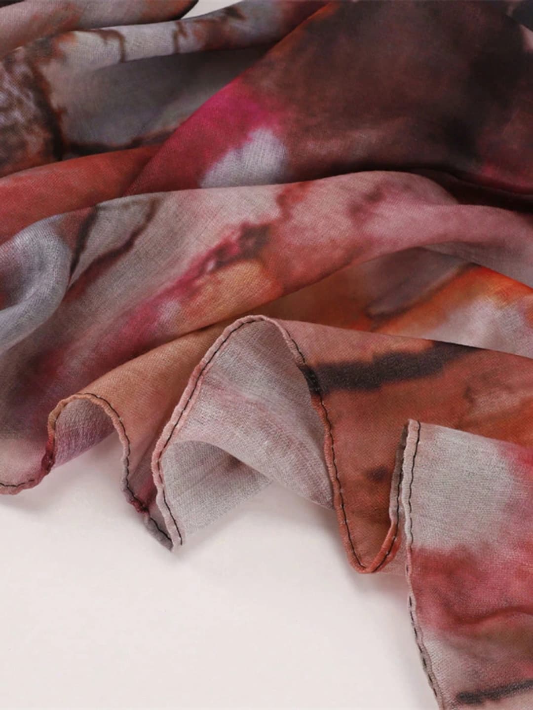 حجاب نسائي إسلامي مطبوع عليه ألوان مائية أنماط بوهيمية وشاح ناعم أوشحة رمضان وشاح الحجاب شالات عمامة حجاب قابل للتنفس - 5