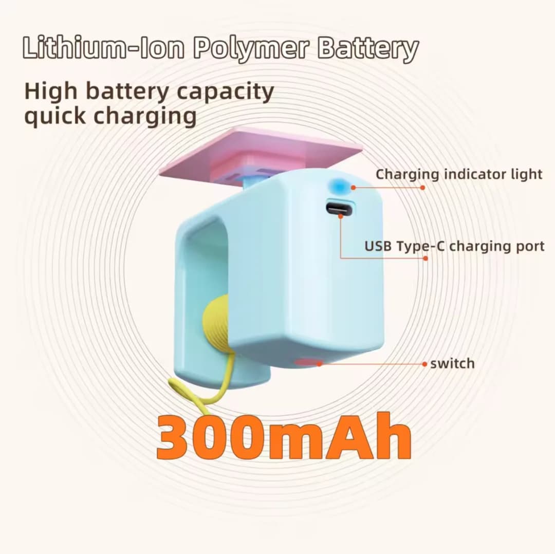 Cats Toys Pet Stress Relief Rechargeable Interactive Hanging Door Automatic Electric Flying Bird Cat Toy for Hunt Elastic Rope - 6