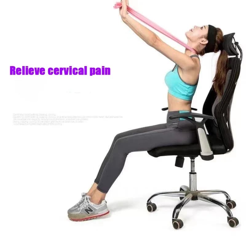 أربطة لياقة مرنة لممارسة اليوجا والبيلاتيس والكروسفيت، معدات تمرين العضلات - 3