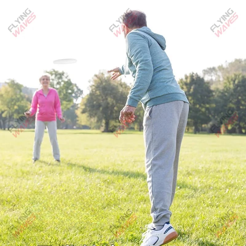 المهنية 175 جرام في نهاية المطاف القرص الطائر الرياضة القرص الطائر الصحن للكبار المراهقين الاطفال الحيوانات الأليفة لعبة في الهواء الطلق مع مشبك القرص - 6