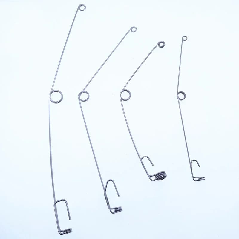 أداة تقسيم خيط الصيد مع خطافات مزدوجة مقاومة للصدأ، ملحق صيد للصيد الخارجي - 2