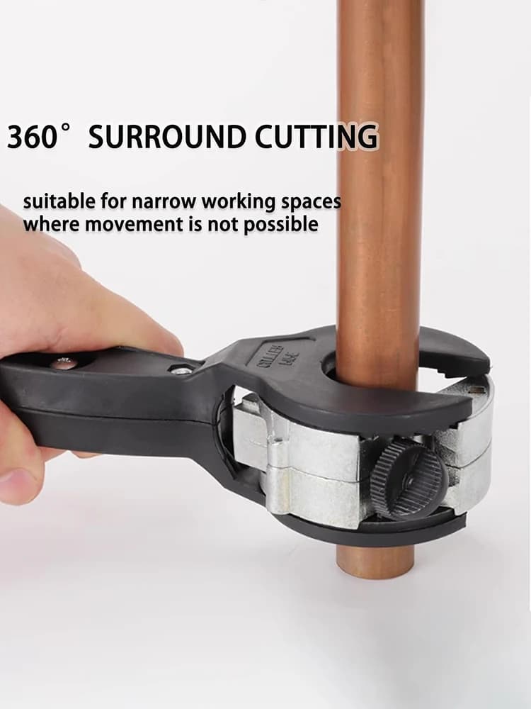 قاطع أنابيب بتصميم ترس 8-29 مم قاطع أنابيب عالمي من الفولاذ المقاوم للصدأ والنحاس والألمنيوم مقص ترس لقطع الخراطيم أدوات يدوية - 3