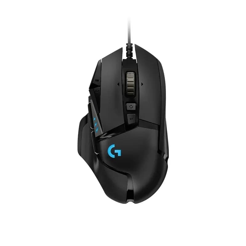 ماوس ألعاب سلكي Logitech G502hero Master، 502 Esports، آلية أكل الدجاج، ماكرو CS، برمجة محيطية