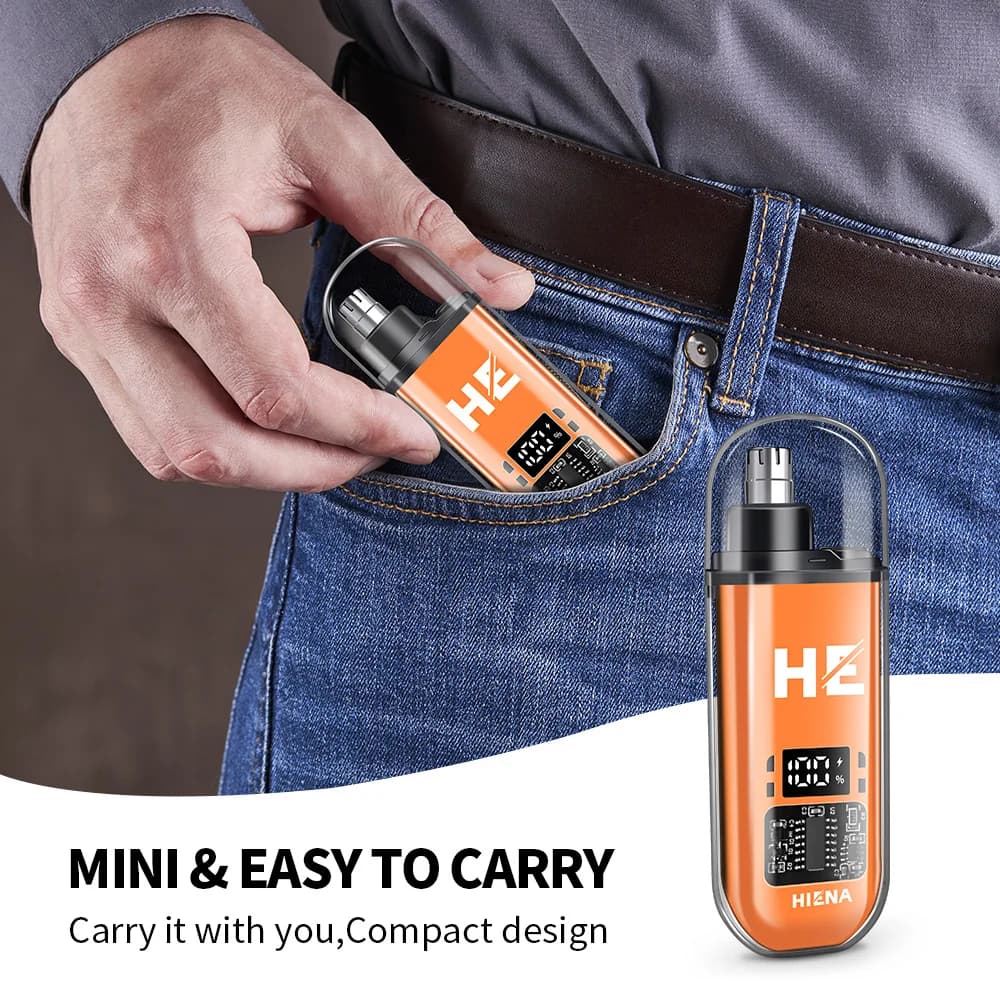 HIENA الأجهزة المنزلية الأنف الشعر المتقلب أجهزة العناية الشخصية المتقلب للأنف الأنف الشعر المتقلب قطع الشعر الأنف أو الأذن القاطع - 6