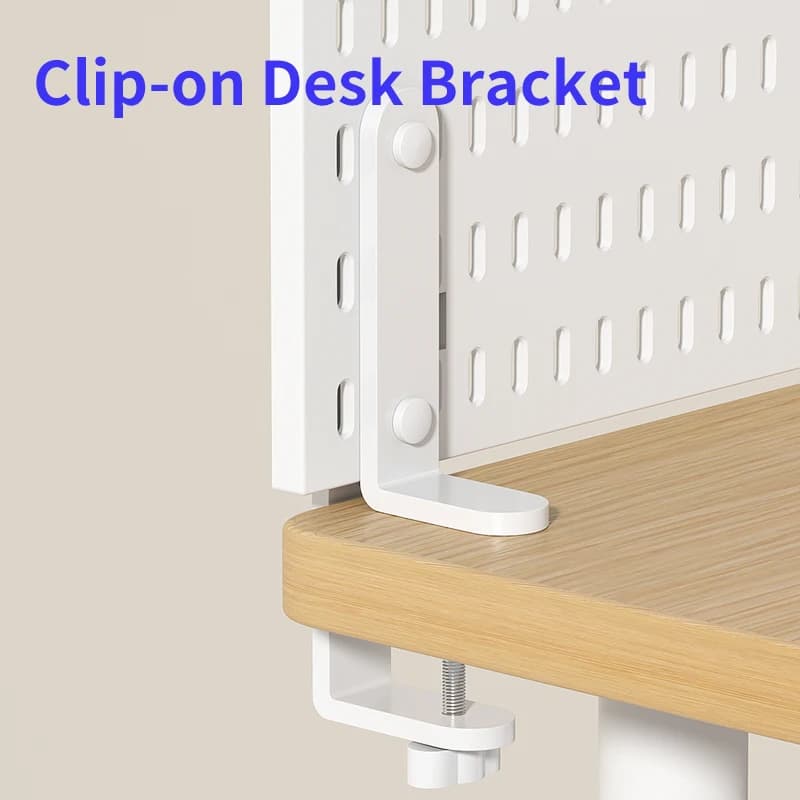 إكسسوارات لوحة التخزين المكتبية، دعامة تثبيت، مزودة بعدد كبير من الإكسسوارات القابلة للدمج بحرية