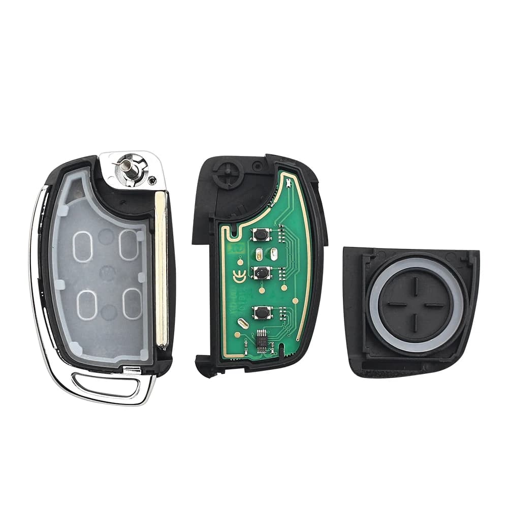 KEYYOU Car Remote Flip Key Fob For Hyundai  Accent Ix35 IX45 I30 Solaris Tucson I20 Santa Fe 433Mhz ID46 Chip - 5