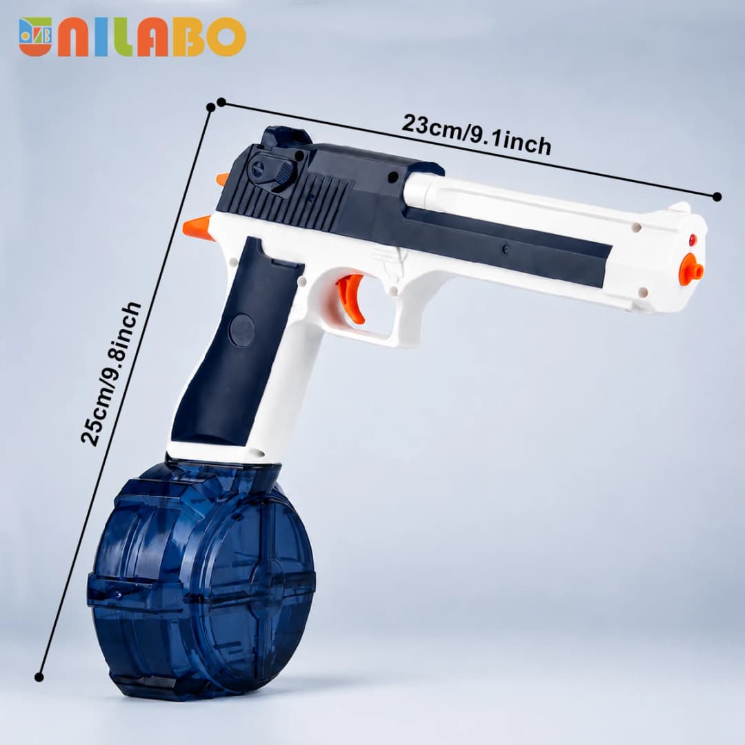 Unilabo Electric Water Gun - Battery Powered With Water Bottle Attachment - Perfect For Kids & Adults Outdoor Fun - 2