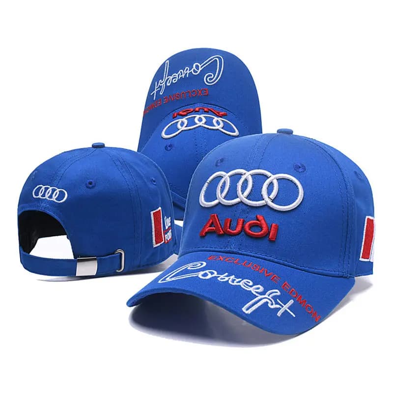 2025 New Audi Fashion Baseball Hat Embroidered Outdoor Mountaineering Hat Cotton Sunscreen Hat Duck Tongue Hat - 2