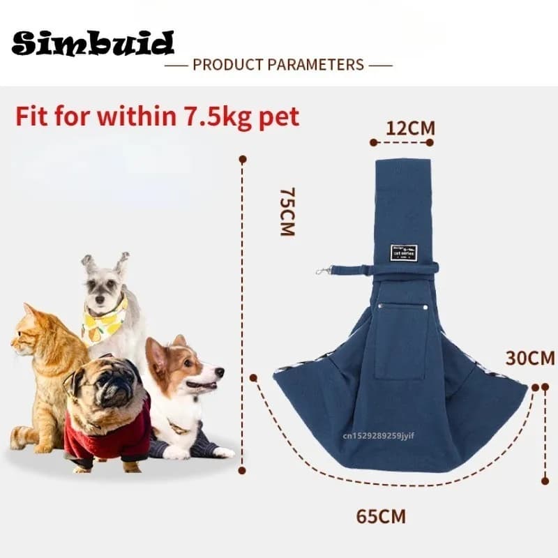 Comfortable Dog Bag Pet Out Crossbody Shoulder Bag Outdoor Travel Portable Cat Puppy Sling Bag Tote Pet Carrying Supplies - 2