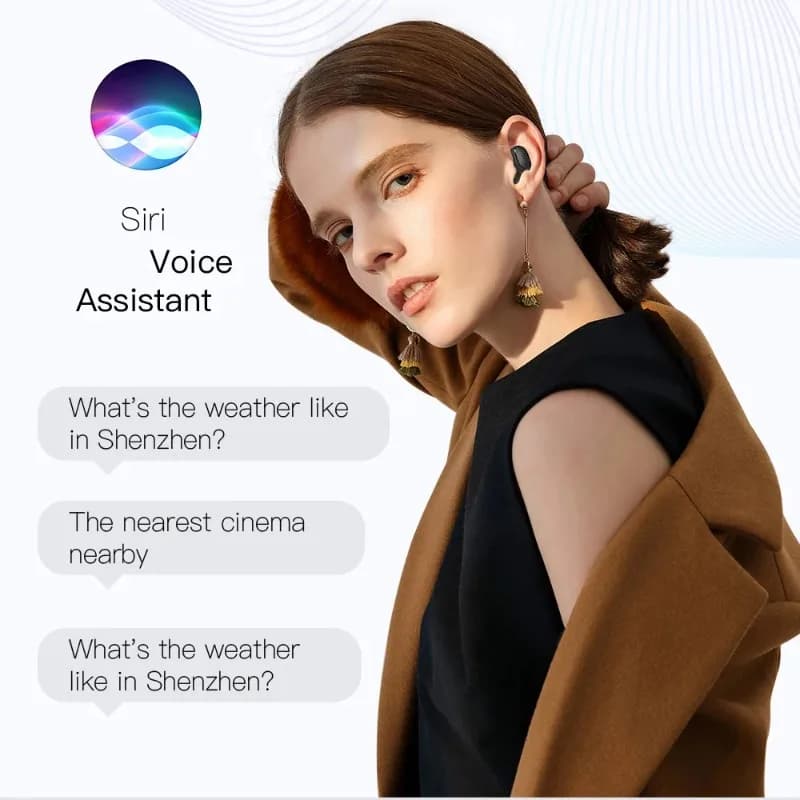 E6S TWS Wireless Headphones Sports Waterproof Bluetooth 5.0 Earphone  Stereo Headset with Microphone for Iphone Xiaomi Vivo Oppo - 6