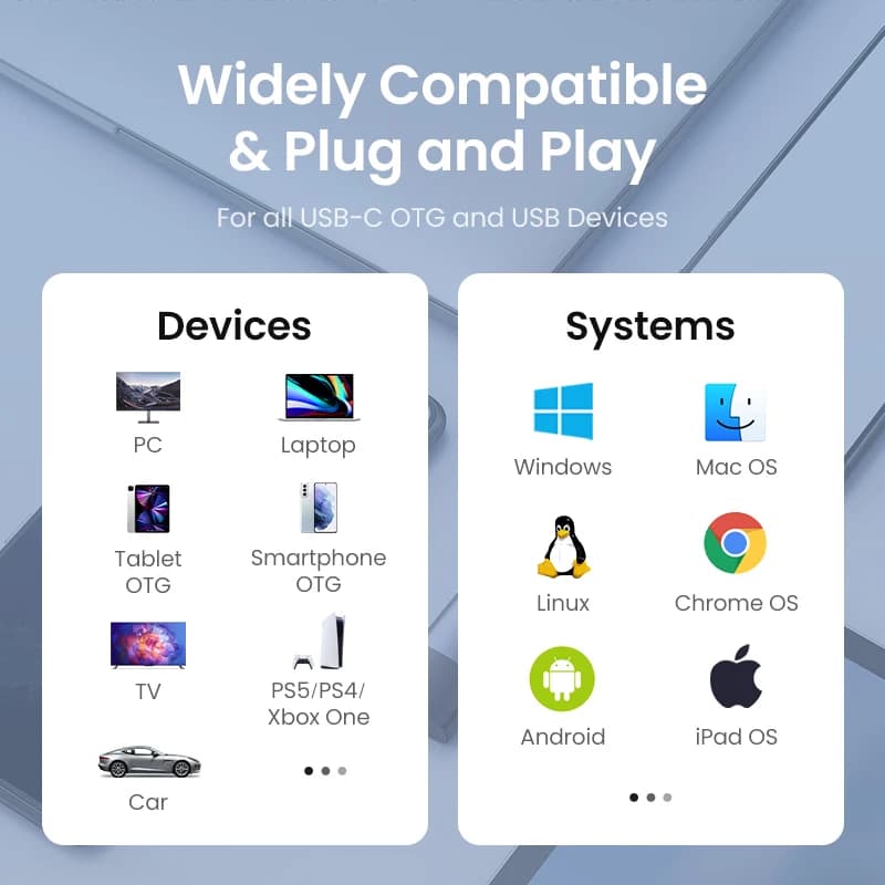 يو جرين قارئ بطاقات يو إس بي 3.0 إلى إس دي مايكرو إس دي محول بطاقة ذاكرة تي إف لإكسسوارات الكمبيوتر المحمول قارئ بطاقات ذكية متعدد - 6