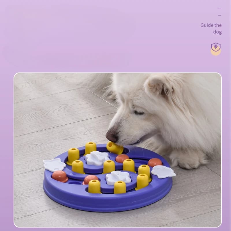 Dog Puzzle Toys Slow Feeder Interactive Increase Puppy IQ Food Dispenser Slowly Eating NonSlip Bowl Pet Cat Dogs Training Game - 4