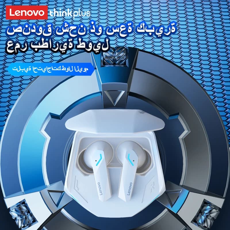الأصلي لينوفو GM2 برو سماعة الألعاب بلوتوث اللاسلكية وضع مزدوج سماعات الأذن الكمون المنخفض HD دعوة سماعة مع هيئة التصنيع العسكري جديد - 5