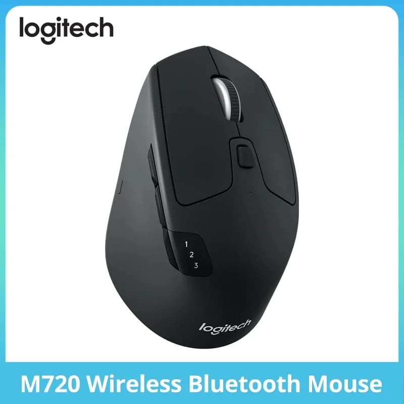 Logitech M720 Wireless Bluetooth Mouse Multi-device Dual Mode Ergonomic Silent Office Mice For Home Office Laptop