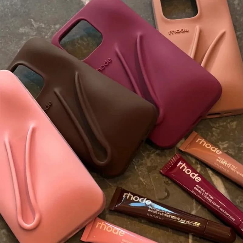 Hot Brand Lemontini Phone  Case for IPhone 11 12 13 14 15 16 Pro Max Plus 17 Air Makeup Lip Gloss Silicone Cover with Lip Glaze - 4