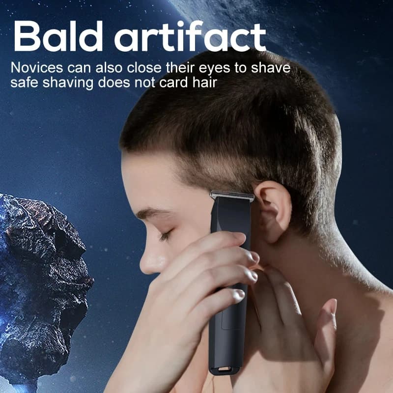 Design of adjustable cutter head with USB charging for electric hair clipper hair and beard trimming - 5