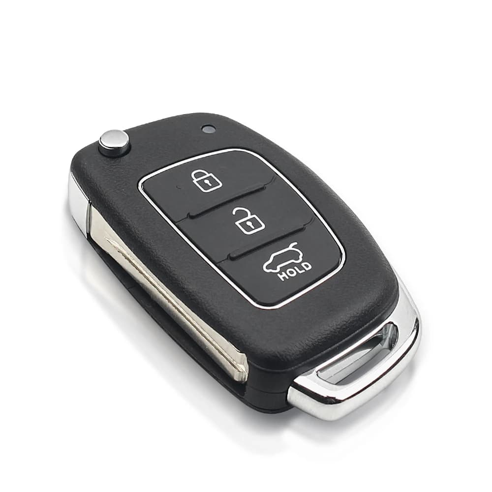 KEYYOU Car Remote Flip Key Fob For Hyundai  Accent Ix35 IX45 I30 Solaris Tucson I20 Santa Fe 433Mhz ID46 Chip - 4