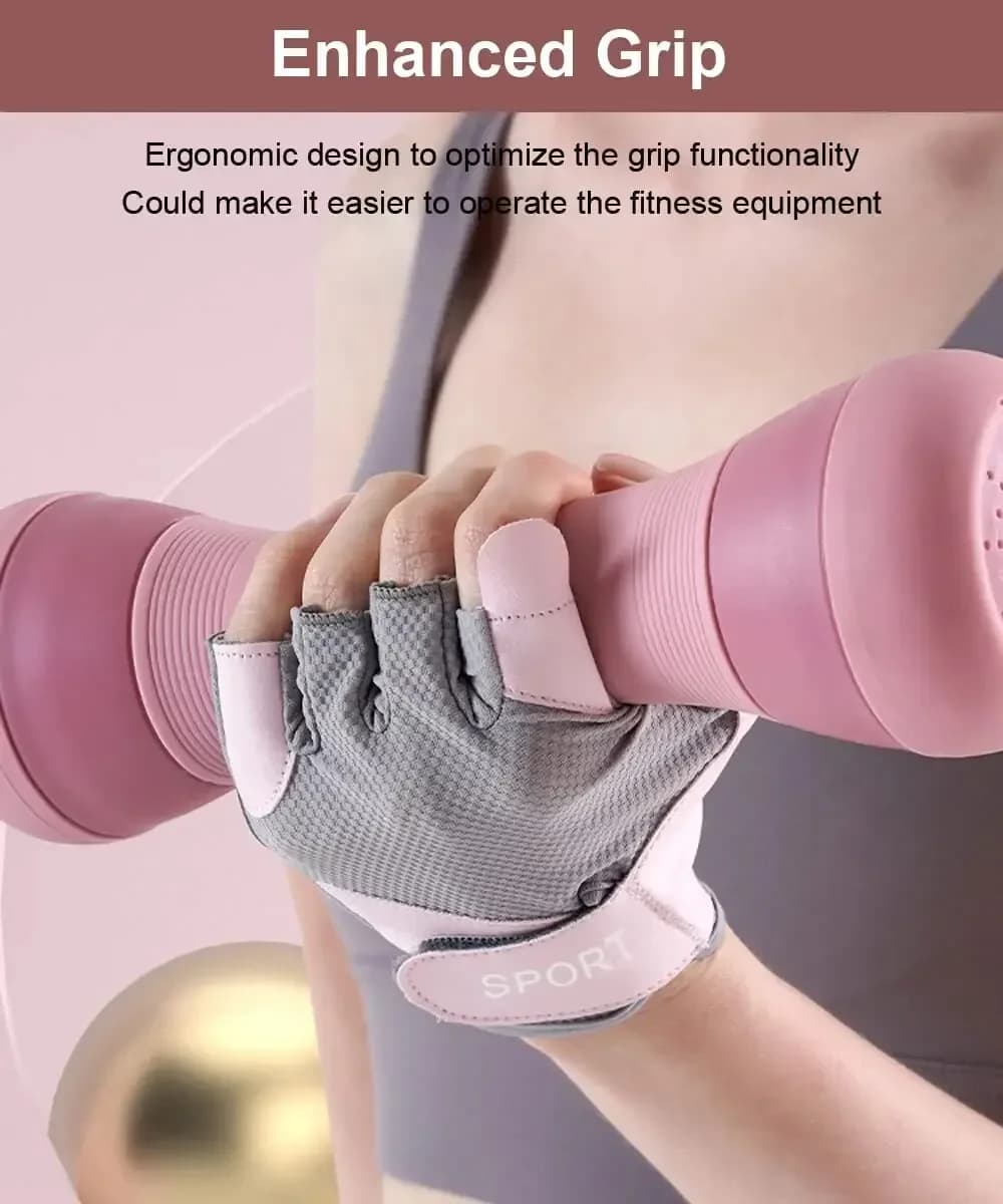 Workout Gloves with Excellent Grip Lightweight Gym Gloves for Weightlifting Cycling Exercise Training Fitness Rowing Unisex - 3