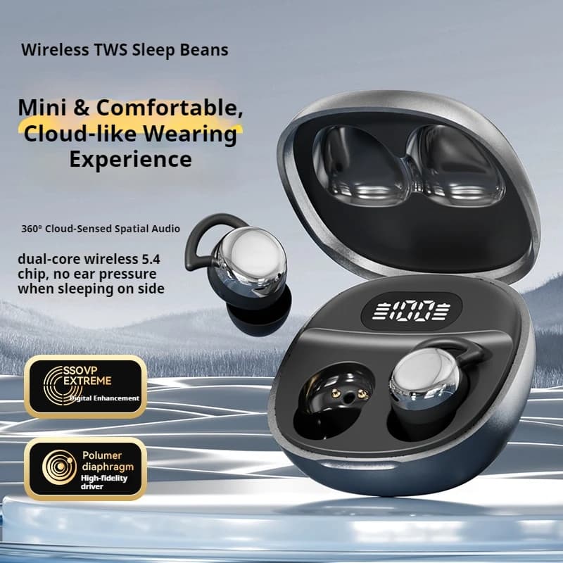 Original SONY Wireless Bluetooth 5.4 Earphones Sleep Wireless Headphones With Mic Touch Control TWS In-Ear Headphones Headset