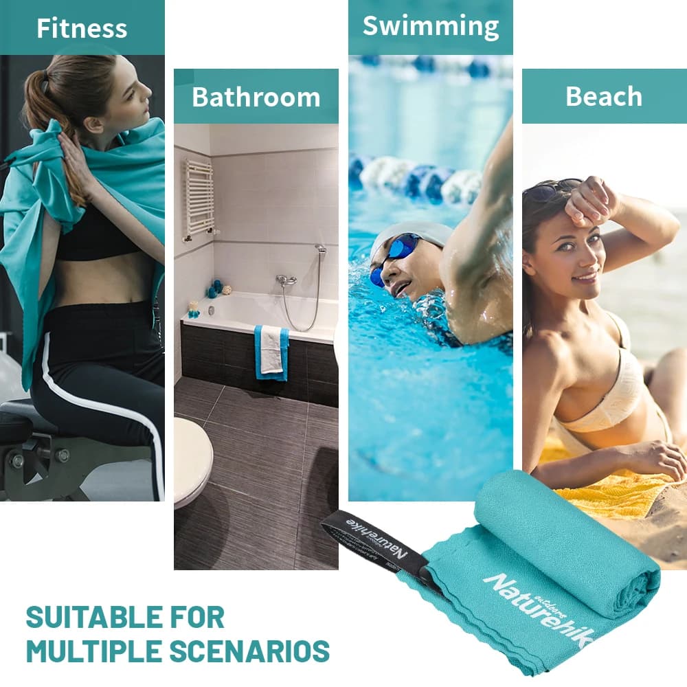 Naturehike Naturehike Quick Dry Moisture Transfer Breathable Bath Towel Travel Beach Towel Sports Gym Towel Absorbent Towel - 6
