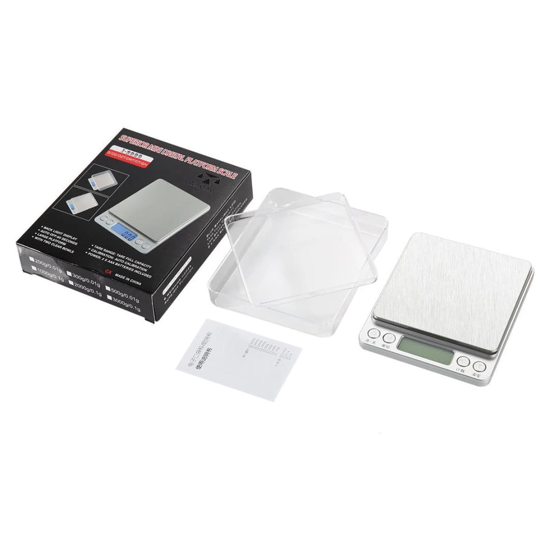 ميزان مطبخ رقمي عالي الدقة 0.01 جرام/0.1 جرام/1 جرام - ميزان إلكتروني محمول للأغذية واللياقة البدنية وقياس الوزن - 6