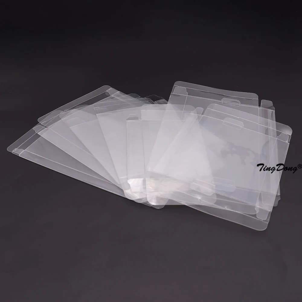 Transparent Clear Cartridge Protective Case Cover For GB GBA GBC SNES N64 NES NGPC Switch Protector Box  For PS5 For PS4 /PS3 - 2