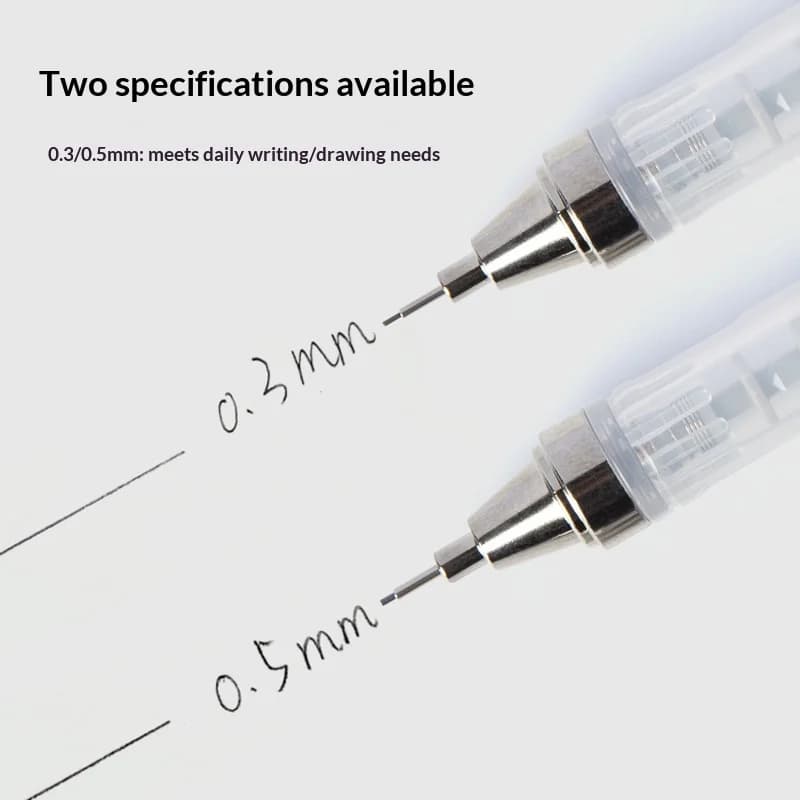 قلم رصاص ميكانيكي TOMBOW MONO Graph Shaker، 0.3/0.5 مم، عصا شفافة مموهة، تصميم بمركز ثقل منخفض، أدوات فنية - 2
