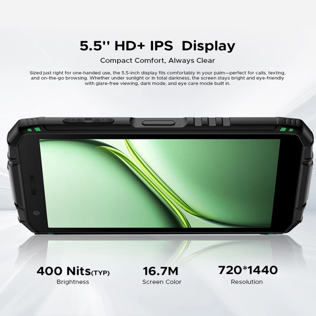 【World Primiere】Doogee Fire 3 Rugged Phone 12GB+64GB 8350mAh Battery 5.5" HD+ Screen 13MP+8MP  NFC Android 15 Smartphone - 4