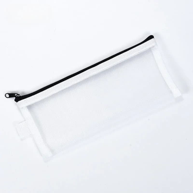 حقيبة سفر لفرش المكياج، منظم أدوات تجميل للرجال والنساء، حقيبة شبكية بسحاب لتخزين فرش المكياج وأدوات الجمال - 6